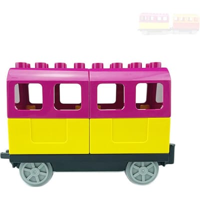Grote Constructieblokken Werkt ideaal als Kindercadeau met Treinset DIY Spoorbaan Monteren Interactief Leren-