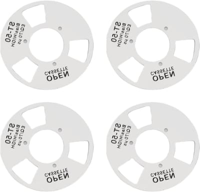 Lege Cassettebandjes - Reel to Reel - Muziek Opnemen - Stabiele Prestaties - 4 Rollen - Zilver