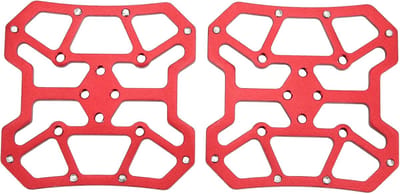 1 Pair Wide Platform Pedals - Mountain Bikes - Aluminum Click Pedal Adapters - Self Brake Disc Pedals - SPD en KEO Road Bike Systems - SPD Mountain Bike Systems
