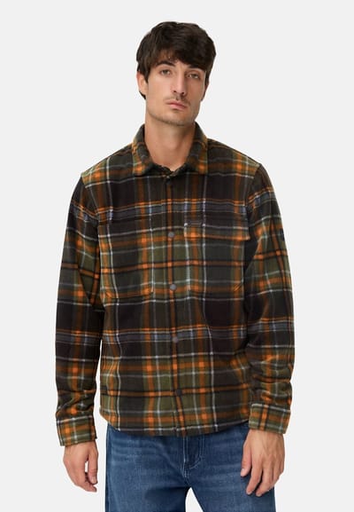 camel active Overshirt met zijzakken - Maat menswear-L - Kaneel