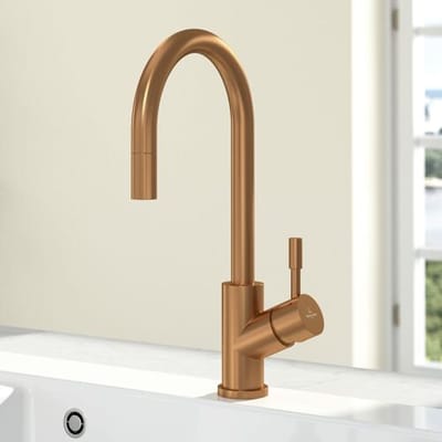 Villeroy & Boch Umbrella - Keukenkraan met uittrekbare sproeikop, brons 92540004