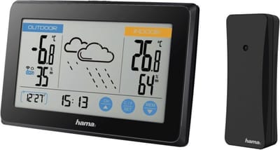 Hama Weerstation "Touch", zwart