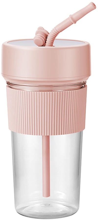 QTTVBTNA -Draagbare Smoothie Blender – USB Oplaadbaar – 350 ml – Mini Blender voor Shakes, Sappen & Babyvoeding