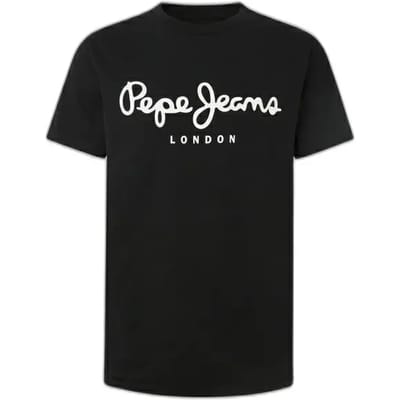 Pepe Jeans Zwarte Katoenen T-Shirt voor Mannen
