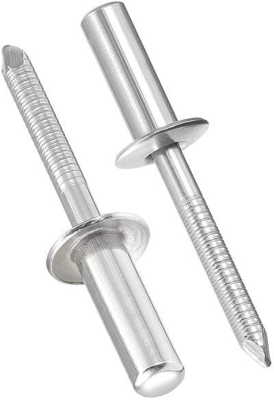 Dailygoods- Klinknagels 6,4 mm x 20 mm - Blinde Klinknagels - Roestvrijstalen Klinknagels - Corrosiebestendig - 25 Stuks - Duurzame Hechting - Popnagels