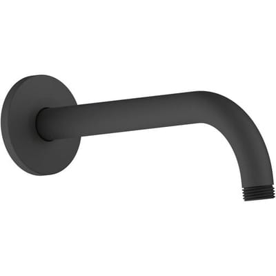 Duravit Douchearm 21 cm Wandmontage Rond Metaal Zwart Mat – Regendouche Arm Universeel 1/2" Aansluiting