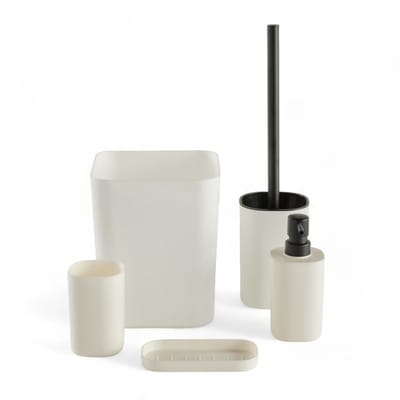 Set van 5 badkamer- en WC-accessoires UTILITY