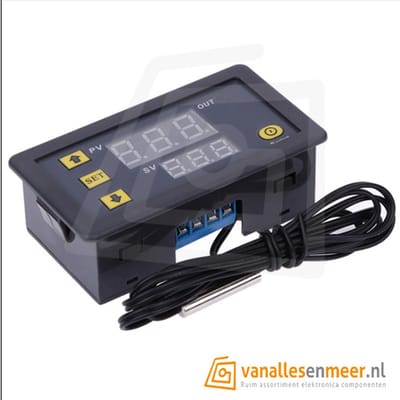 LCD Temperatuur display met controller 220V