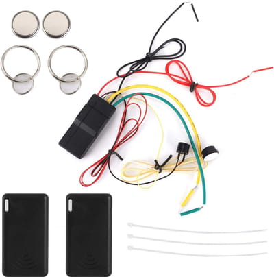 Dailygoods - Antidiefstalmotor - Diefstalbeveiliging - Slim systeem - Universeel - Anti-hijackingalarmsysteem - Geschikt voor 12V-voertuigen - Compact...