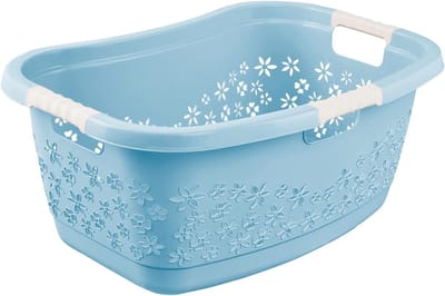 Keeeper Lasse 50L blauw Wasmands voor de strijkruimte