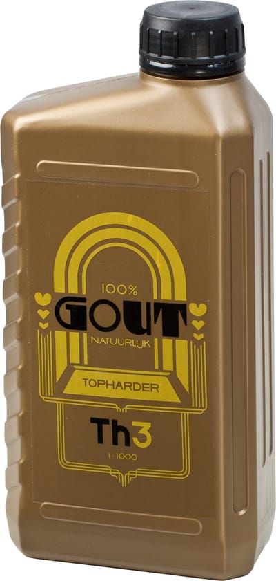 Gout TH3 topharder 1 ltr kweken bloei stimulator planten voeding