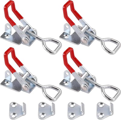 RVS Tension Clasp Set van 4 Stuks, Snap Closure voor Wandbevestiging, Klemmen en Spanning met een Houdkracht tot 600kgf