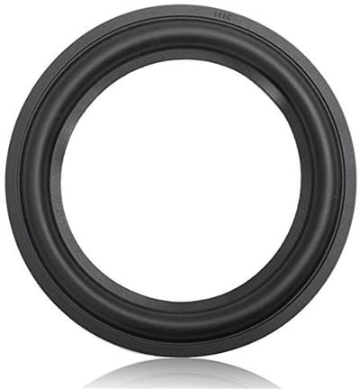 Dailygoody - Luidspreker Surround Schuim - Decoratief Reparatieschuim - Zwart - Voor Bass Woofer - Bescherming en Geluidskwaliteit - Universeel