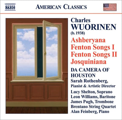 Da Camera Of Houston - Wuorinen: Ashberyana | Fenton Songs | Josquiniana (CD)