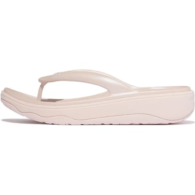 FitFlop Relieff Metallic Recovery Toe-Post Sandals Dames Slippers - Metallic Nude Rose