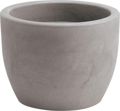 Bloemschaal Plantschaal Rond Hera 30x23cm ASGRIJS Nicoli
