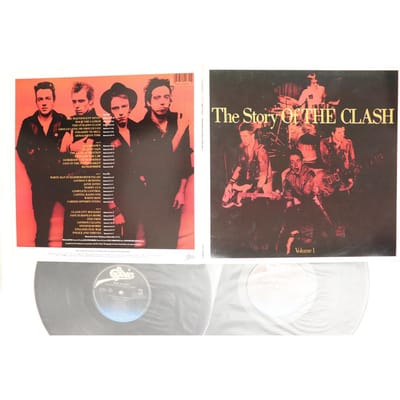 LP Plaat CLASH Story Of The Clash Volume 1 E44036E244035 EPIC 1988 US Rock Gebruikt