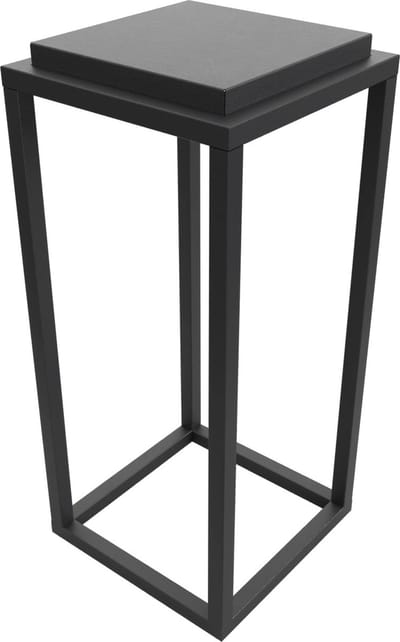 Steellish Light Zuil - Sokkel - Plantenzuil - Zwart - Metaal - 85 cm