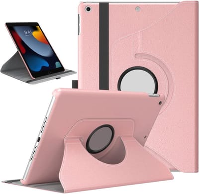 Hoes geschikt voor iPad 10.9 2022 10e generatie Draaibaar Standaard 360 Graden Schokbestendig Hoesje Case Cover