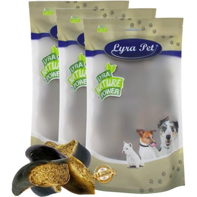 45 stuks. Lyra Pet® Runderhoeven gevuld met pens en lever ca. 5,4 kg