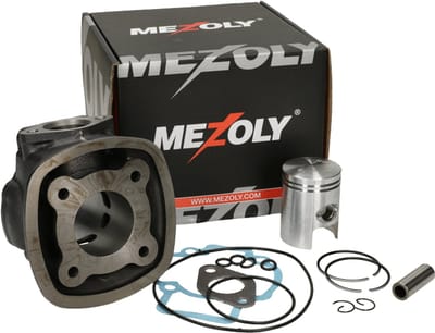 Mezoly Cilinder Piaggio 50cc 2 Takt watergekoeld (vierkant)
