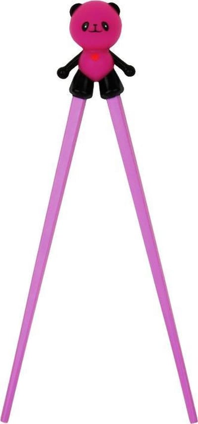 DongDong - Eetstokjes voor kinderen - Pandabeer motief - 22.5 cm