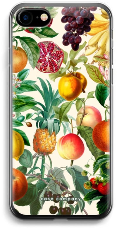 Case Company® - Hoesje geschikt voor iPhone SE 2020 hoesje - Classic Flora - Soft Cover Telefoonhoesje - Bescherming aan alle Kanten en Schermrand