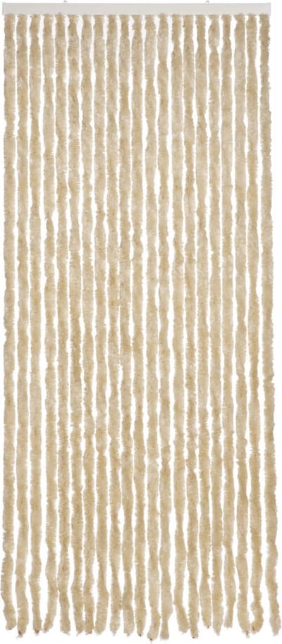 Royal Patio - Vliegengordijn - Kattenstaart- 90x210 cm - Beige