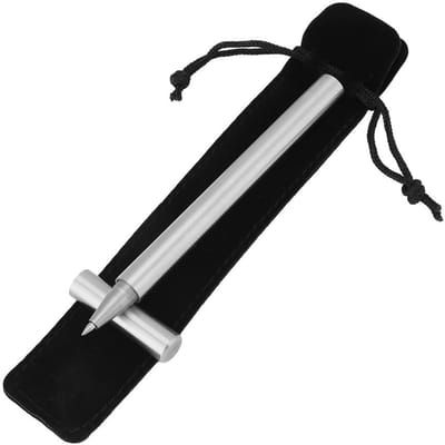 Dailygoods- Balpen Roestvrij Staal - Multifunctionele Pen - Schrijfgerei - Kantooraccessoire - 0,5 mm Navulling - Lichtgewicht 53 g - Schrijfpunt