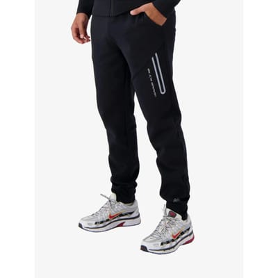 Black Bananas Heren joggingbroek initial glow sweatpants zwart
