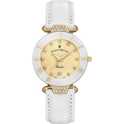 JACQUES du MANOIR RCP.69 Dames Horloge 33mm Swiss-Made