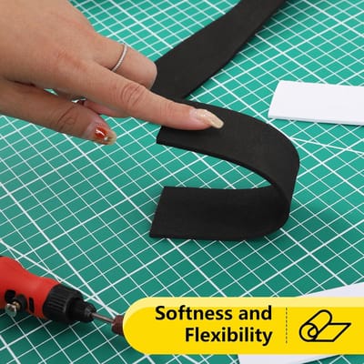 EVA-schuimvel Zwart 1 mm - Perfect voor Cosplay en Creatieve Projecten