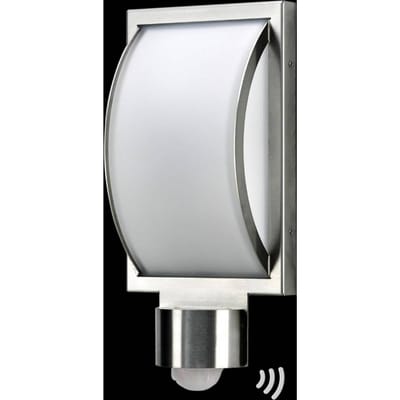 Albert Leuchten Roestvrijstalen buitenwandlamp Curvo met sensor