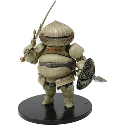 Jeu DARK SOULS Série de Figurines Version Q Chevalier Noir Siegmeyer de Catarina Figurine en PVC Dark Souls Modèle Figurine Décoration Enfants gray
