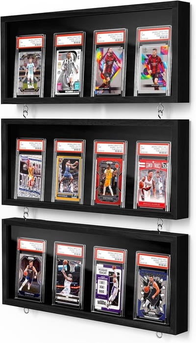 Collectible Card Display voor Sportkaarten - 3 Stuks Transparant HD voor Baseball en Meer