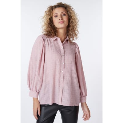 EsQualo Blouse Lantern Crepe Puff Shldr Sepia Rose Größe: 36 | Blusen Outlet | Damen | Braun