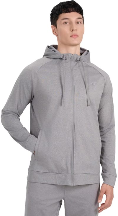 4F Sweater Heren FNK Grijs Mêlée - Maat L