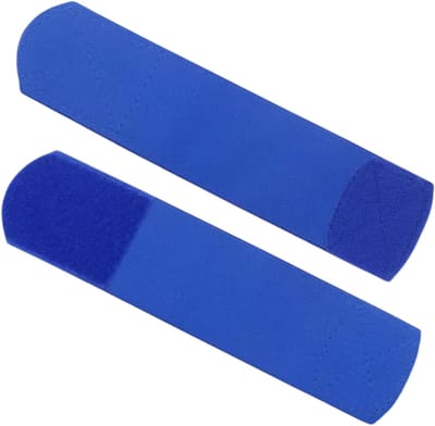 Verstelbare Scheenbeschermer Band – Elastische Fixatieband voor Scheenbeschermers – Scheenbeschermer Strap die Niet Afzakt – Sport Accessoire voor Voetbal, Training & Fietsen - Blauw
