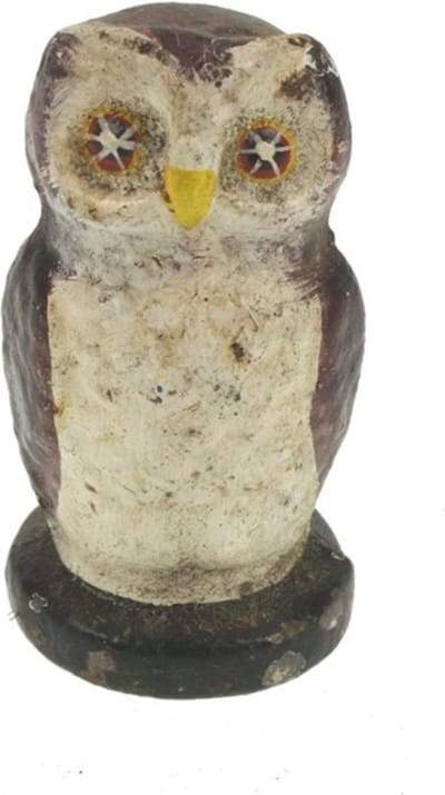 Uil metaal 3x3x6cm