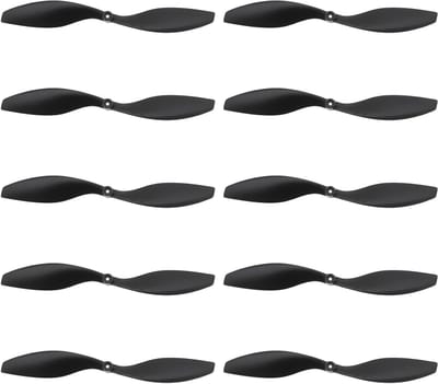 10 Stuks Zwarte RC Propellers voor Langzame Vliegers en Quadcopter - Geschikt voor RC Vliegtuigen en Drones