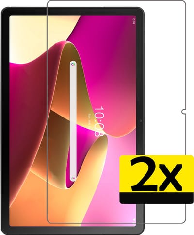 Screenprotector - Geschikt voor Lenovo Tab M10 Plus (3e / 3rd Generatie) - 2 Stuks - Extra Sterk - Beschermglas - Gehard Glas - Tempered Glass - Screen Protector