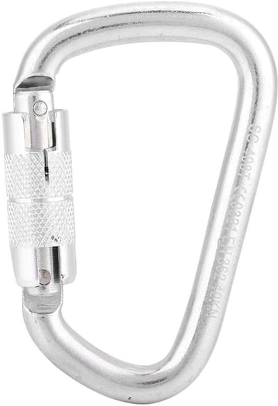 Shopcentral - Klimcarabiner - D-ring clip - Veilig en stevig - Groot
