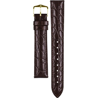 Hirsch 12322810-1-17 Crocograin Horlogeband