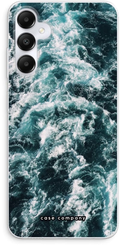Case Company® - Hoesje geschikt voor Samsung Galaxy A05s hoesje - Zee golf - Soft Cover Telefoonhoesje - Bescherming aan alle Kanten en Schermrand