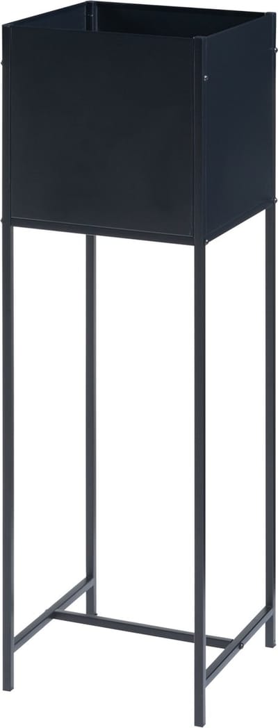 Plantenstandaard Porsgrunn 100x30x30 cm zwart