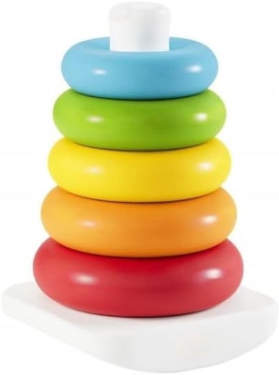SAVI® Baby Speelgoed 0 jaar - Baby Speelgoed - Veelkleurig - 13cm x 13cm x 21cm