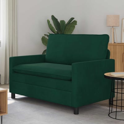 vidaXL - Bank - Donkergroen - 126 - x - 81 - x - 87,5 - cm