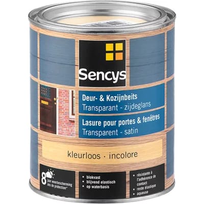 Sencys Beits Ramen En Deuren Semi-transparant Zijdeglans Kleurloos 0,75l