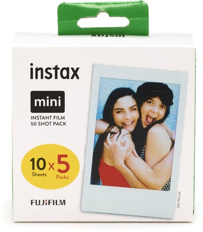 Fujifilm Instax Mini Film - Instant Fotopapier - Wit - 5 x 10 stuks