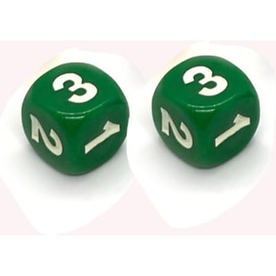10 Stuks Getal 1 2 3 123 D6 14Mm Acryl Dobbelstenen 6-Zijdige Dobbelstenen Voor Bordspel Kubussen 6 Kleuren Leren Spel Accessoires